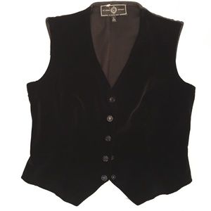 St John Sport black velveteen vest size P